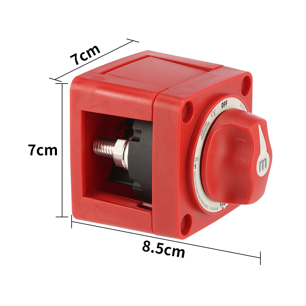 300A Dual Battery Selector Switch 4 Position 1-2-Both-Off for Marine Boat NEW