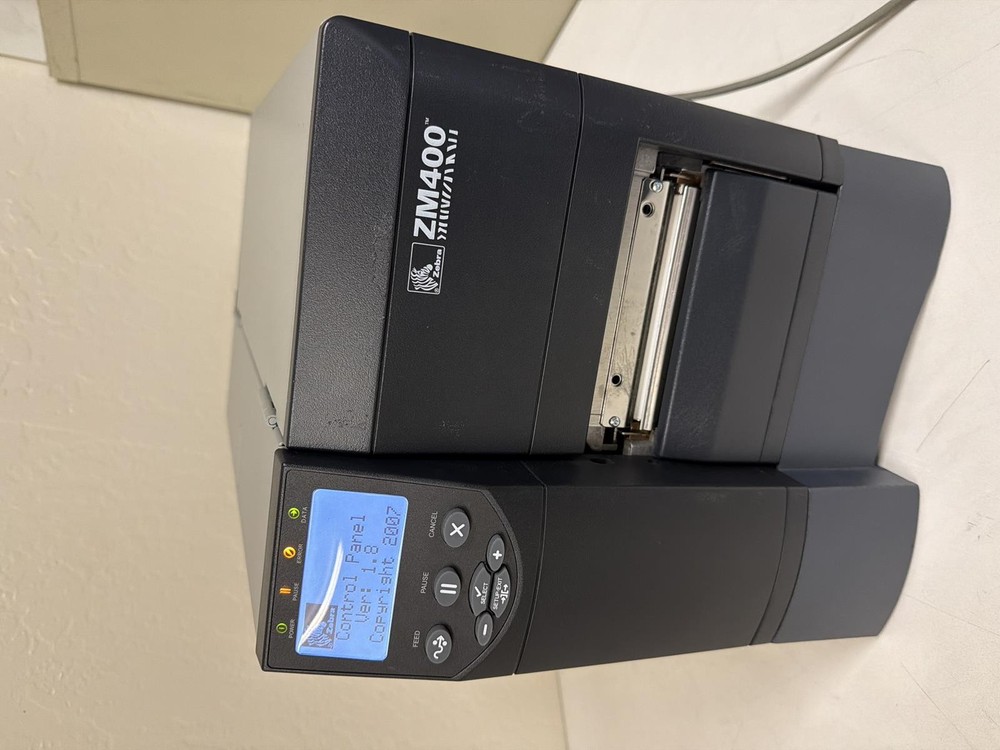 ZEBRA ZM400 PRINTER, NO PAPER