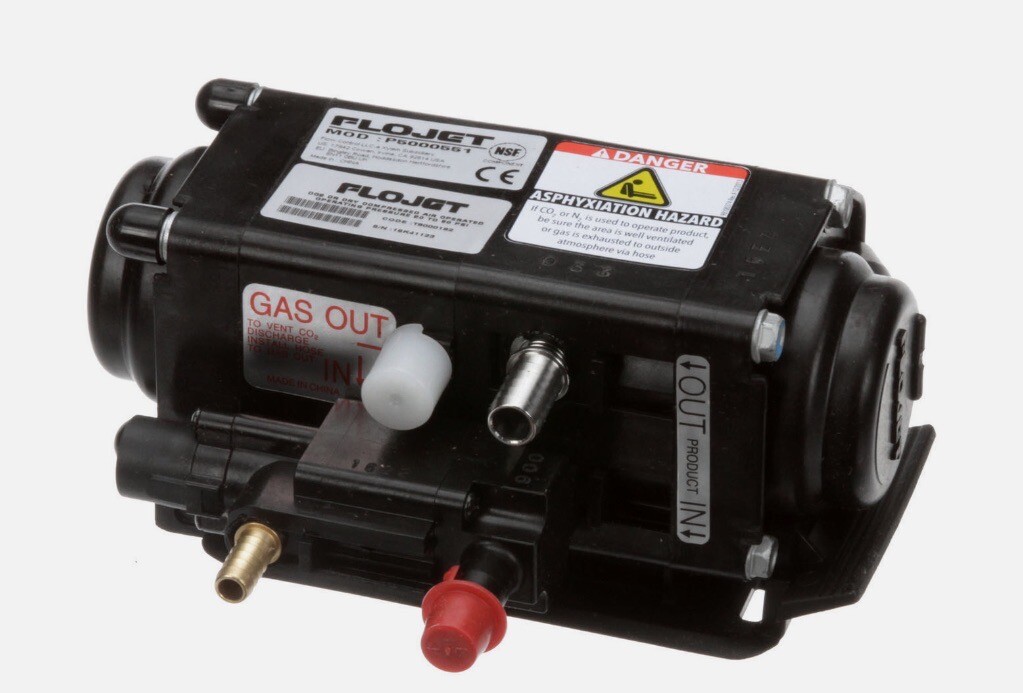 LANCER 86-0142 PUMP DIAPHRAM SURUP GAS, 3/8 BARB FLOJET GENUINE OEM..NEW…