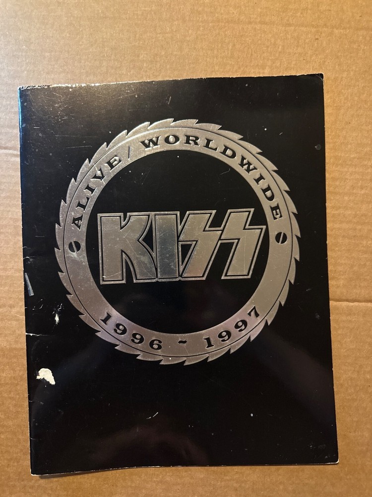 KISS Alive Worldwide Tour Book 1996-1997 With Photos cover damage