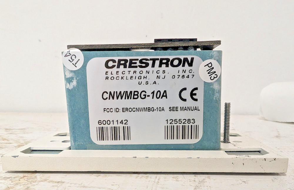 Crestron CNWMBG-10A ~ Wall Mount Control Panel, 10 Buttons, LED Bargraph