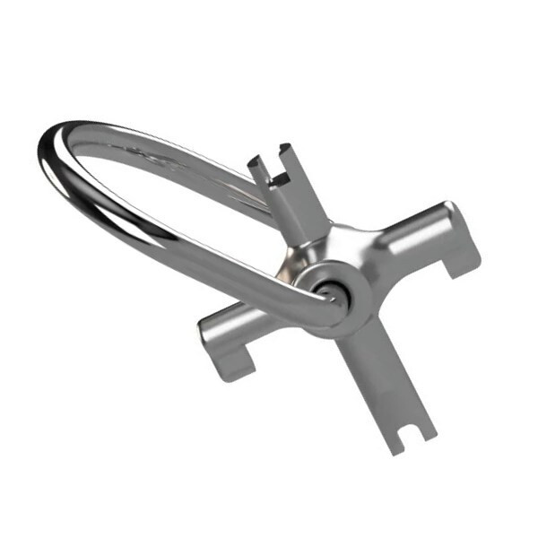 REDESIGNED RSC Tool Universal Tamper Resistant Refrigerant Locking Cap Multi Key