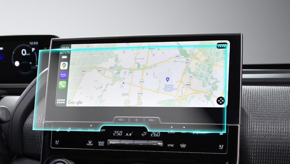 Crystal Clear Screen Protector for 2024 Subaru Solterra Vehicle Navigation