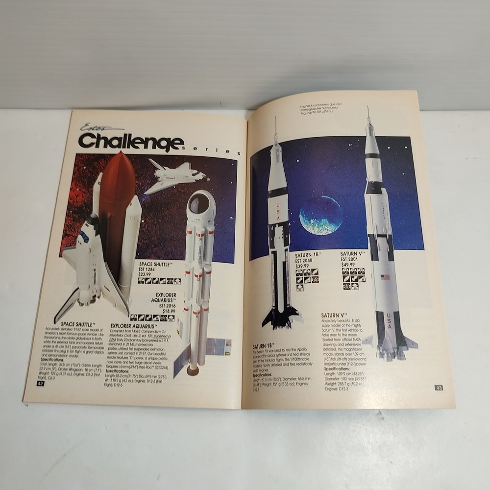 Estes Flying Model Rocket 1993 Catalog