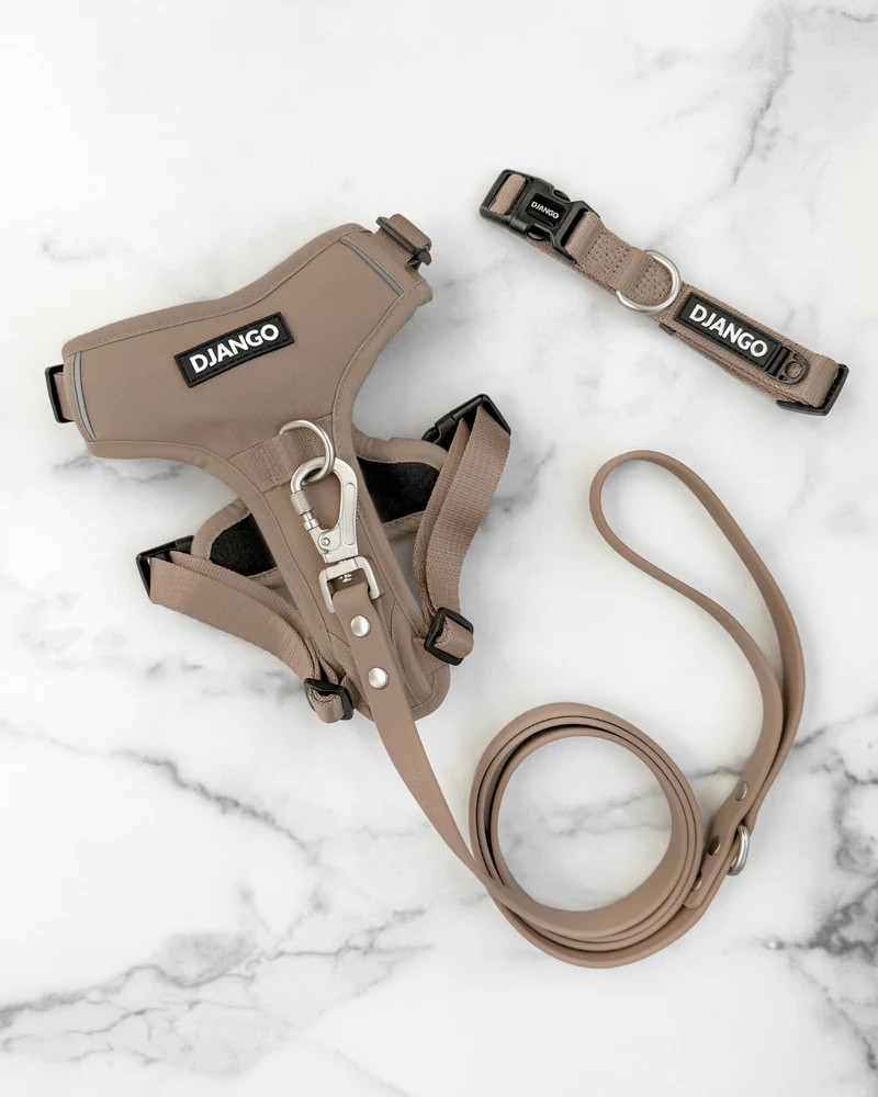 NWT Django Tahoe No Pull Dog Harness - Sandy Beige