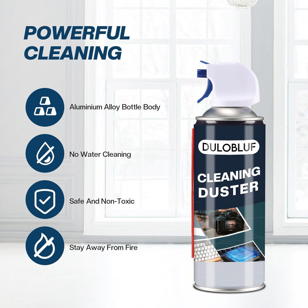 Compressed Air Duster- Computer Air Duster Blower for Laptop