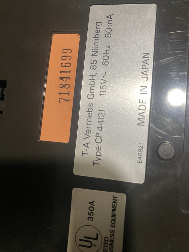 ADLER 12XPD Printing Calculator