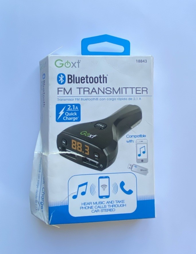 GOXT Direct Plug Bluetooth/FM Transmitter NEW