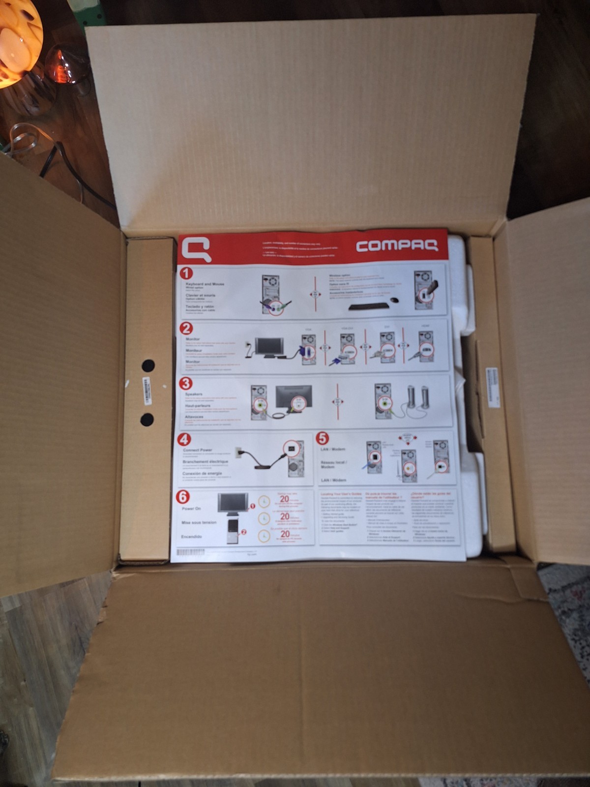 Vintage Compaq Presario SR5501P AMD Athlon X2 4200 Dual Core Processor NOS NIB