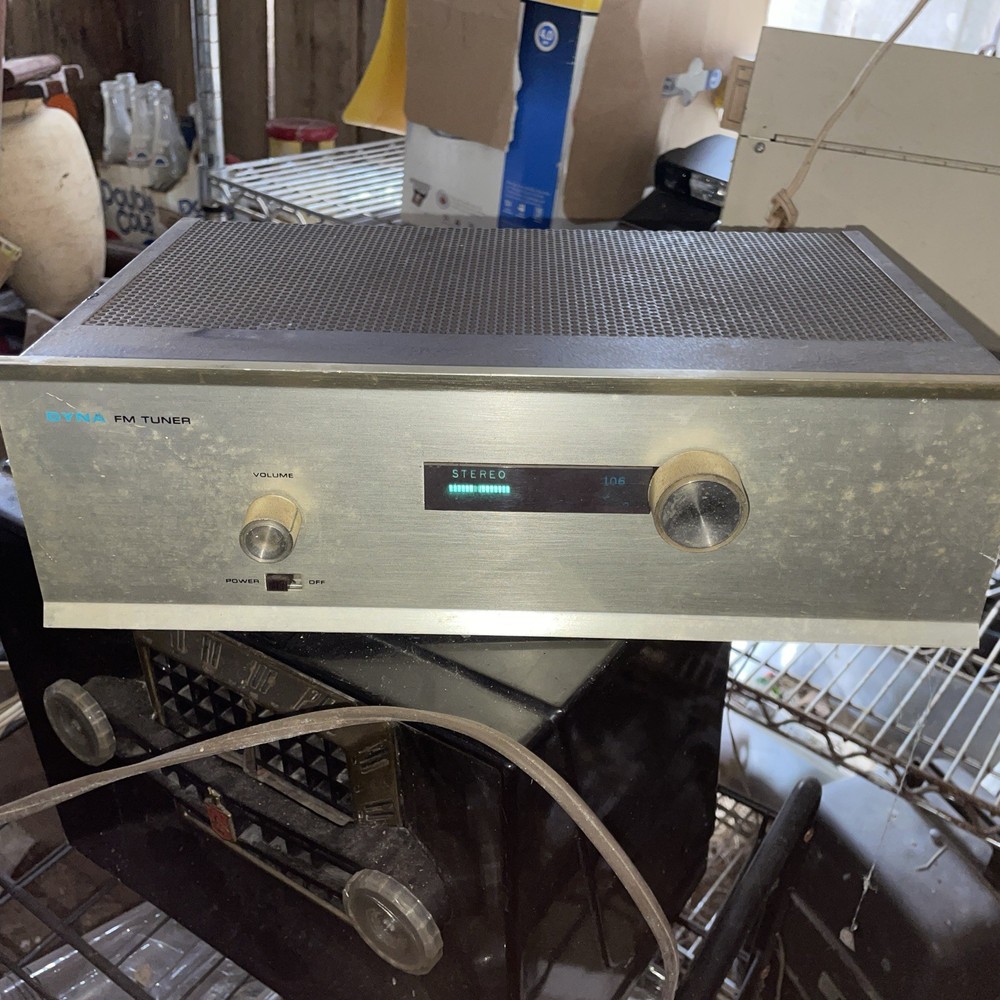 Vintage Dyna FM Tuner Model FM-3 Receiver Working