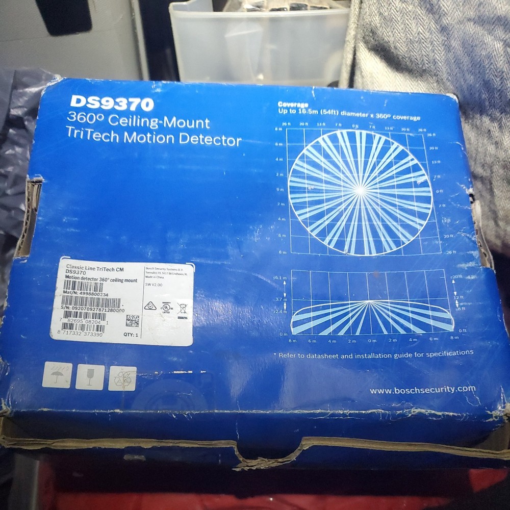 Bosch DS9370 Panoramic TriTech 360� Motion Sensor Ceiling Mount, White