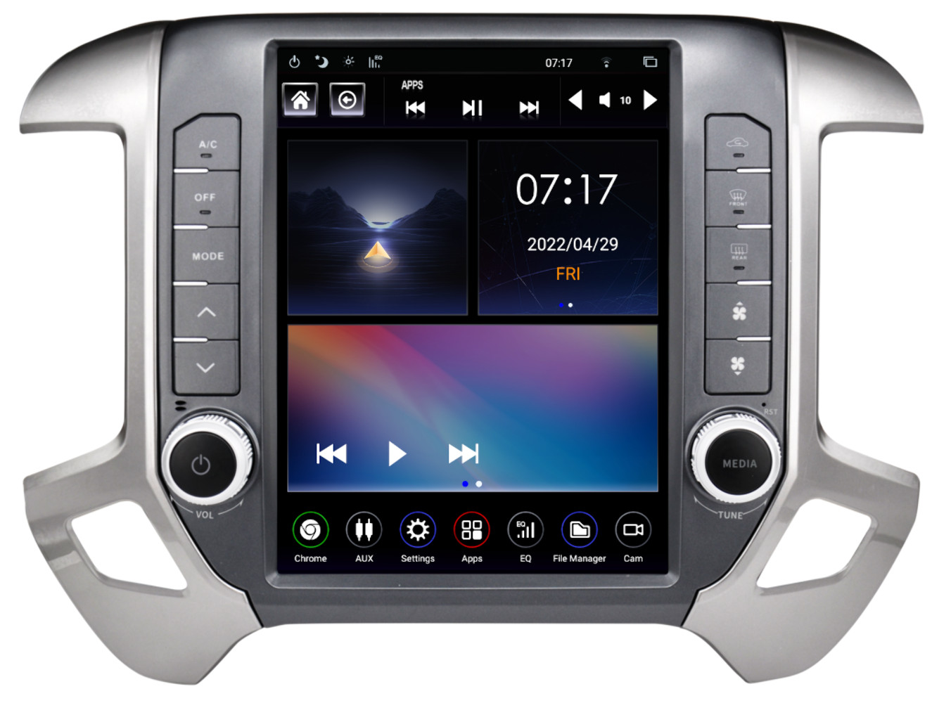 Linkswell - 2014-2018 Chevy Silverado/GMC Sierra Generation 5 T-Style Radio - TS