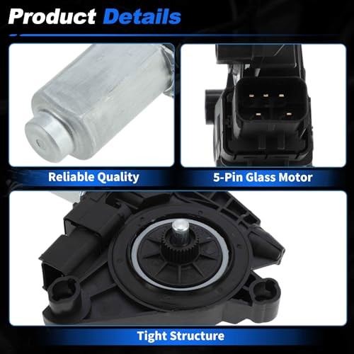 Front Left Driver Side Window Regulator Motor for Dodge Left Window Motor