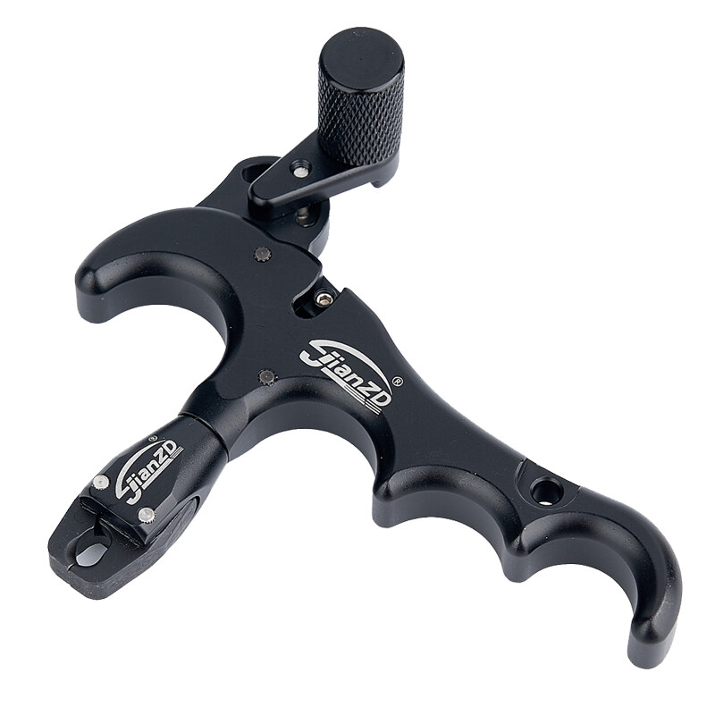 360° Release Aids Trigger 4 Finger Adjustable Auto Hunting Compound Bow Archery
