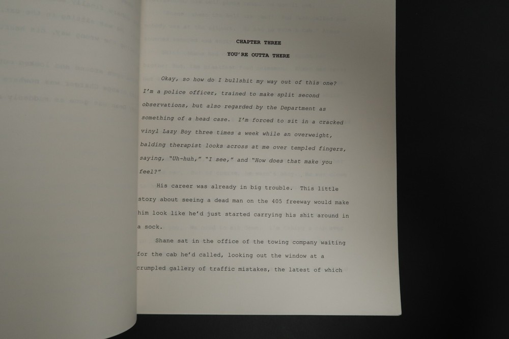 Original Book Script The Viking Funeral Stephen Cannell Studios Collection 2000