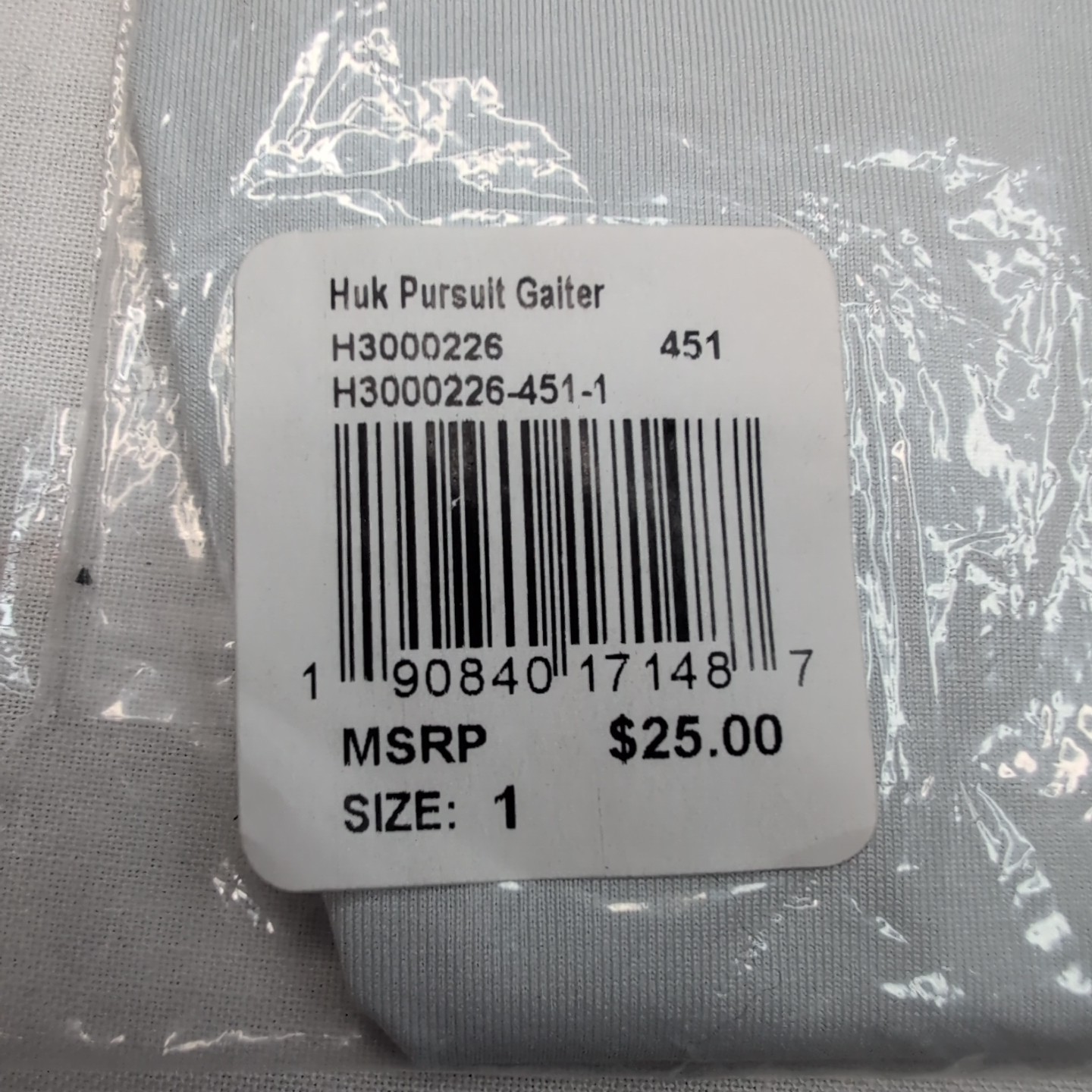 HUK Neck Gaiter UPF 30+ Sun Protection Mens Face Guard Color Plein Air One Size