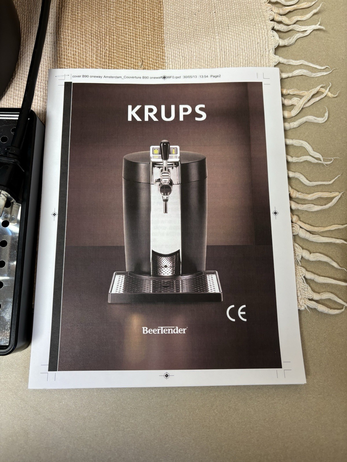 KRUPS BEERTENDER Model VB502 BEER KEG Dispenser With 4 Heineken Tubes ~ Tested