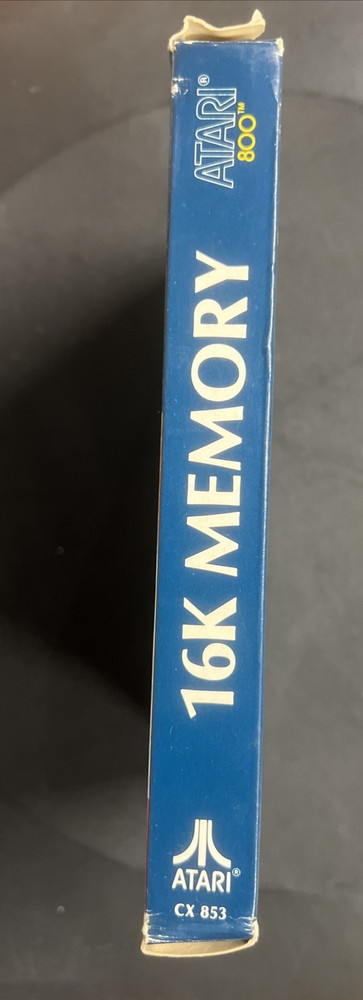 ATARI 16K MEMORY MODULE for ATARI 800 Complete in Box CX 853
