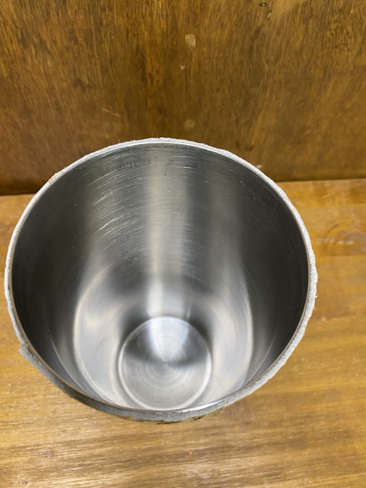 Cynthia Rowley Cocktail Shaker Leopard Print Pony Hair Bar Accessories