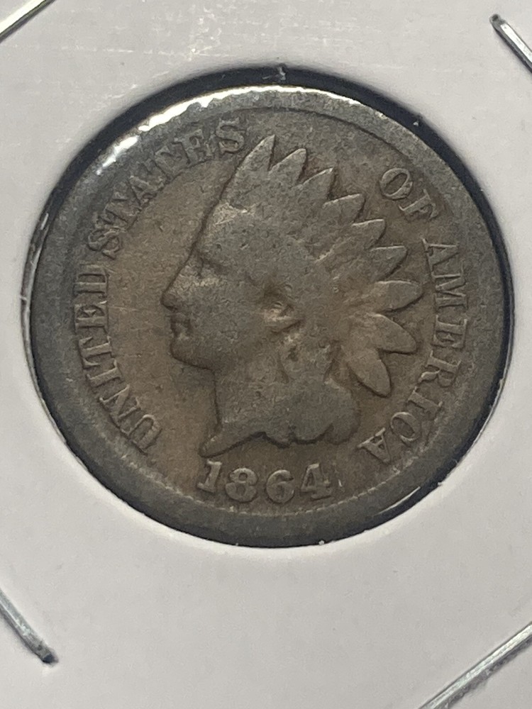 1864 Indian Head Cent - Bronze - As Shown! (#0646)