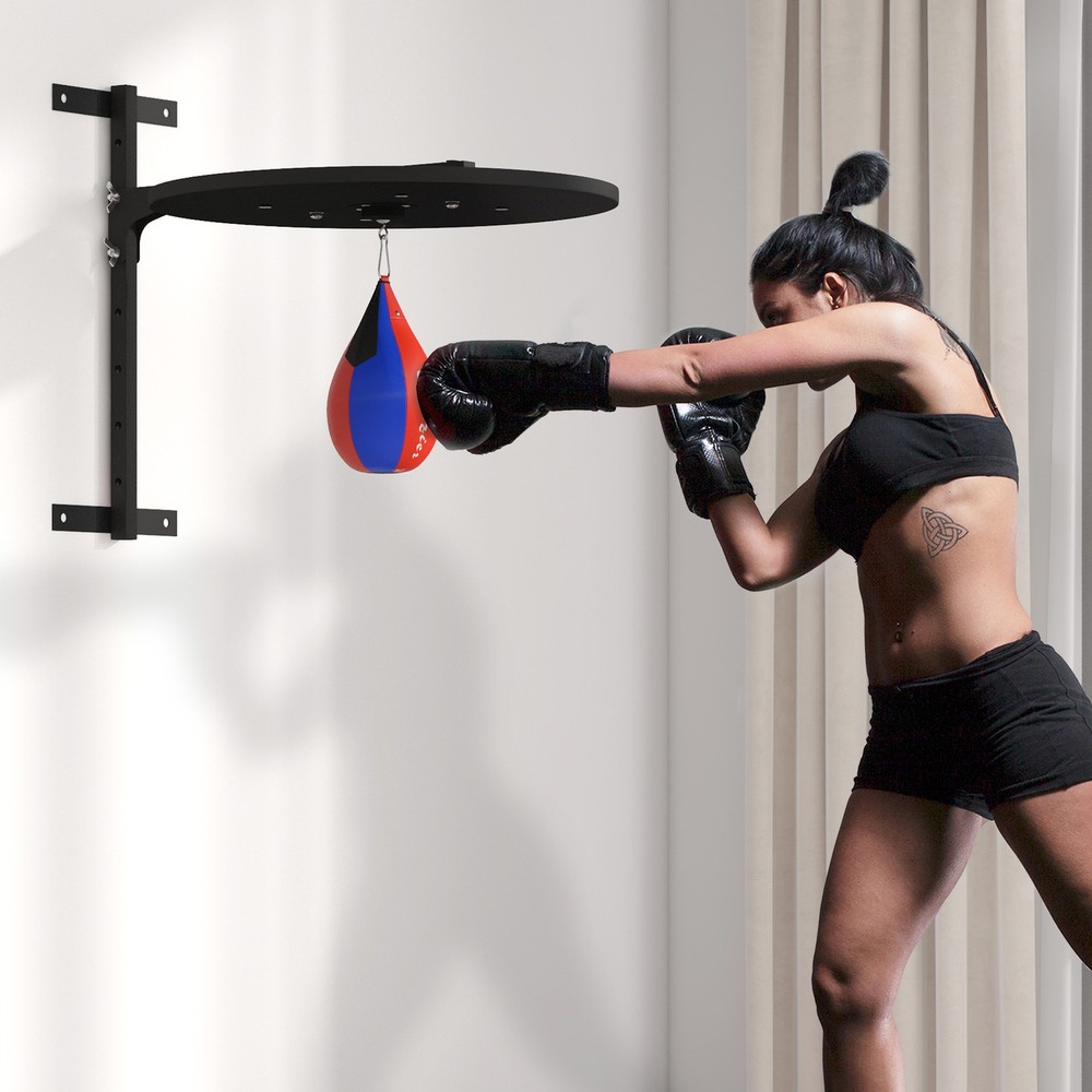 Soozier Wall Mounted Speed Bag Platform, Height Adjustable Punching Bag