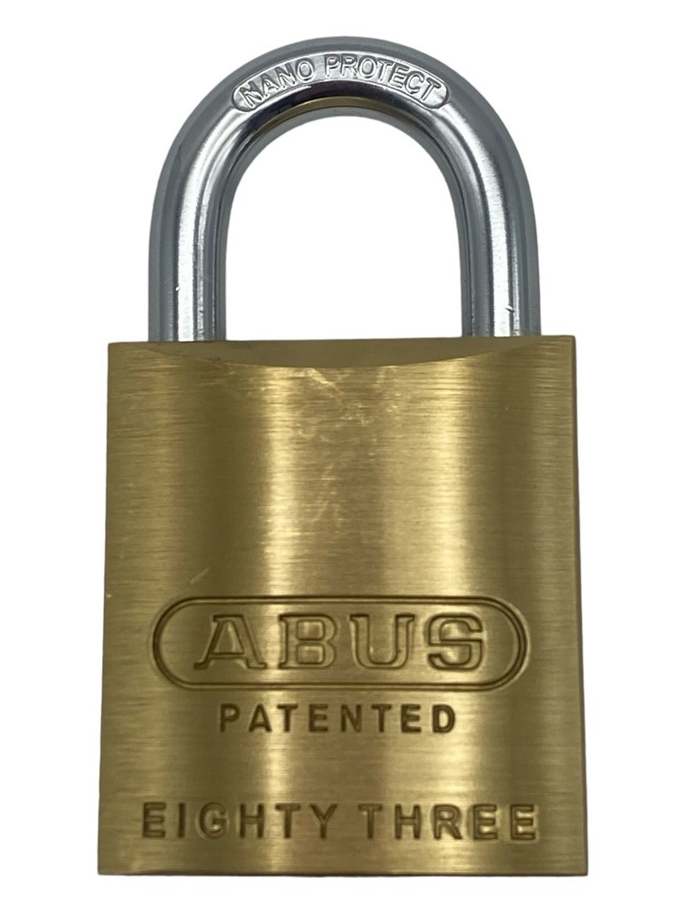 ABUS 83/45 Solid Brass Padlock w/ Key OB #900 In Box New