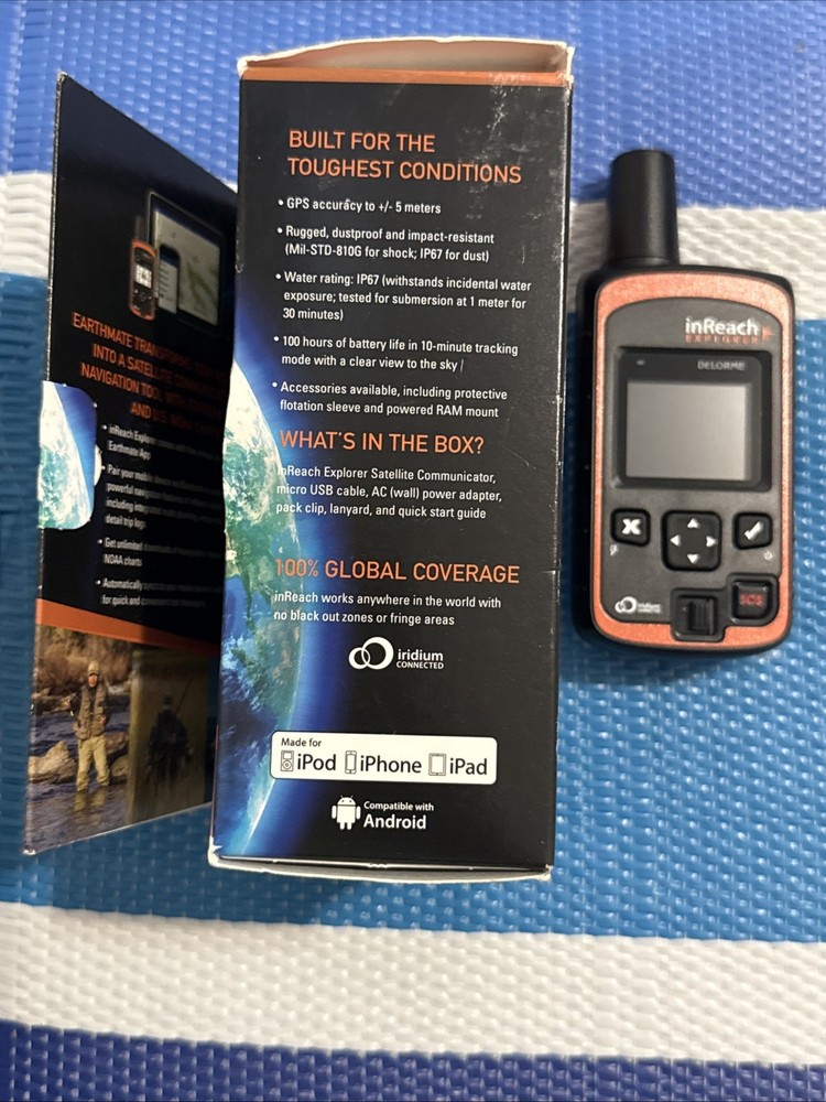 Garmin/Delorme Inreach explorer (open Box)