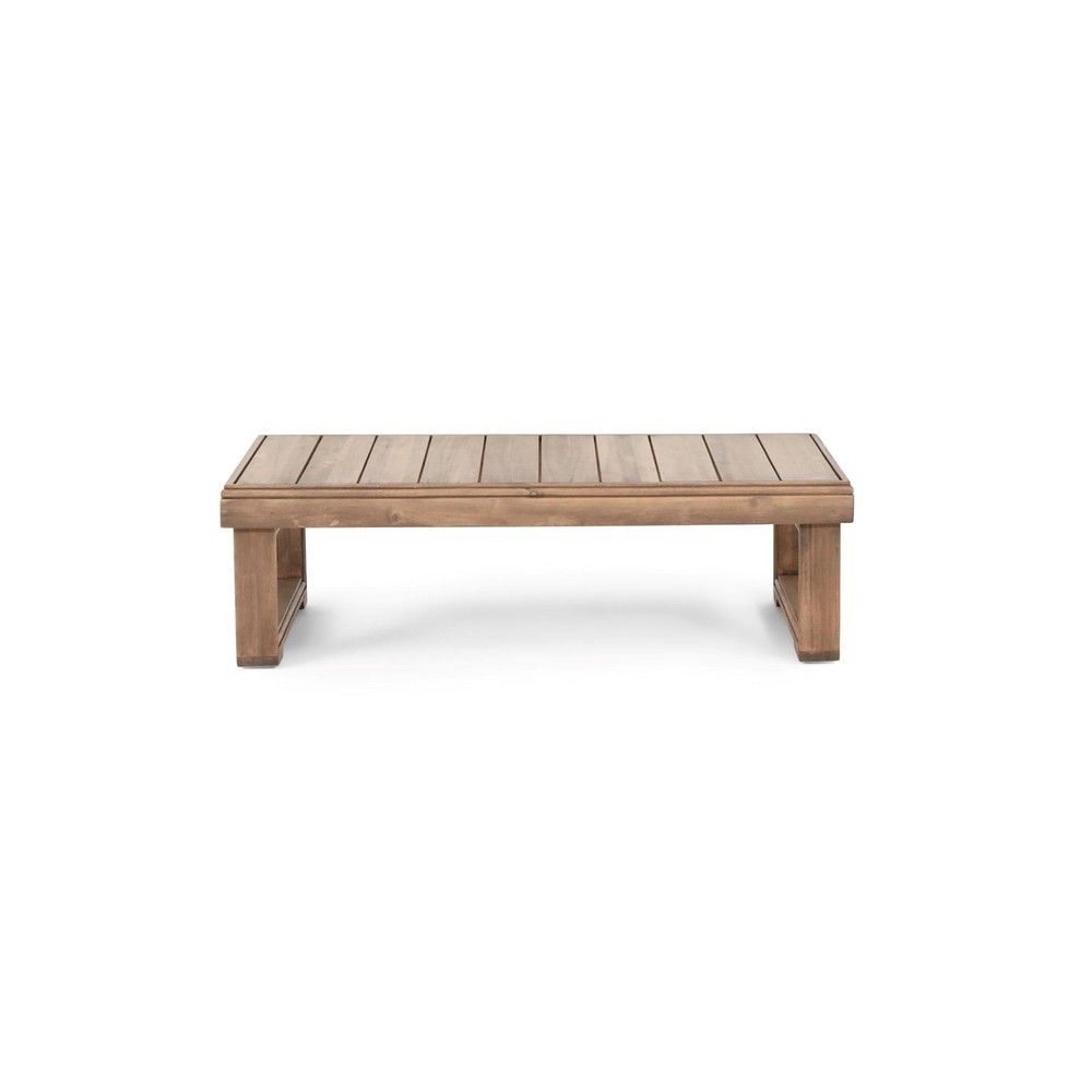 Westchester Rectangular Coffee Table - Acacia Wood - Brown Wash