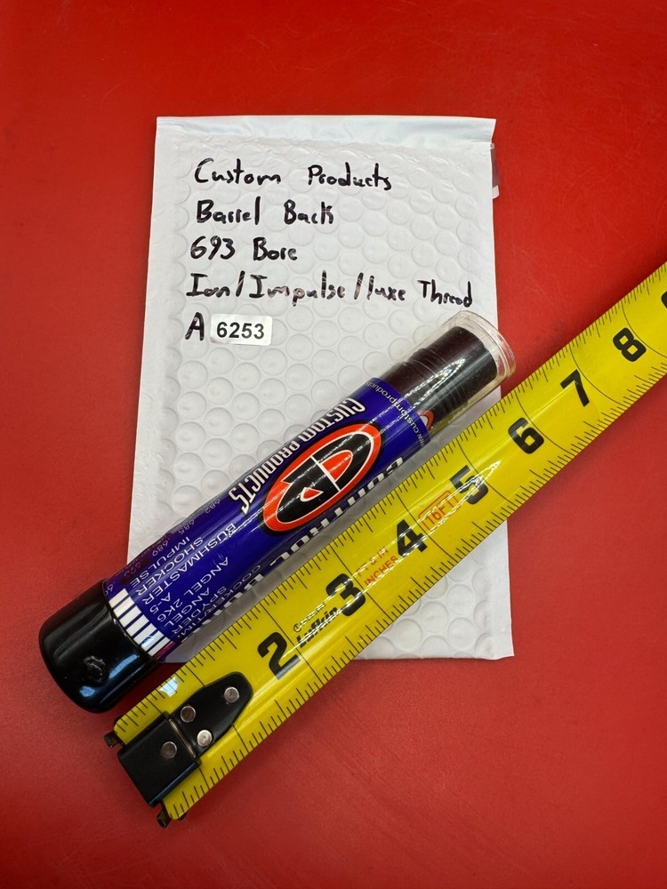 Custom Products Paintball Barrel Back 693 Bore Ion/Impulse/Luxe Thread