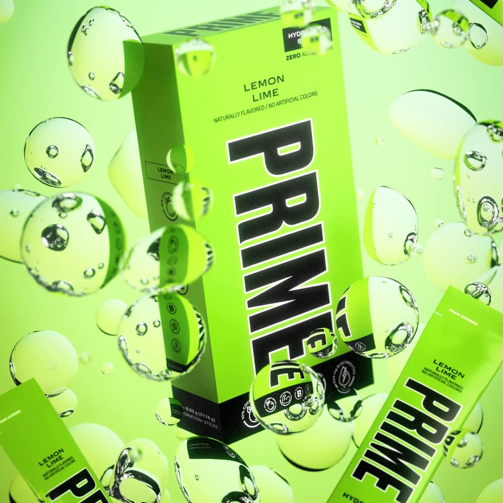 PRIME Hydration Sticks LEMON LIME 6-pack- EXP: 02/25