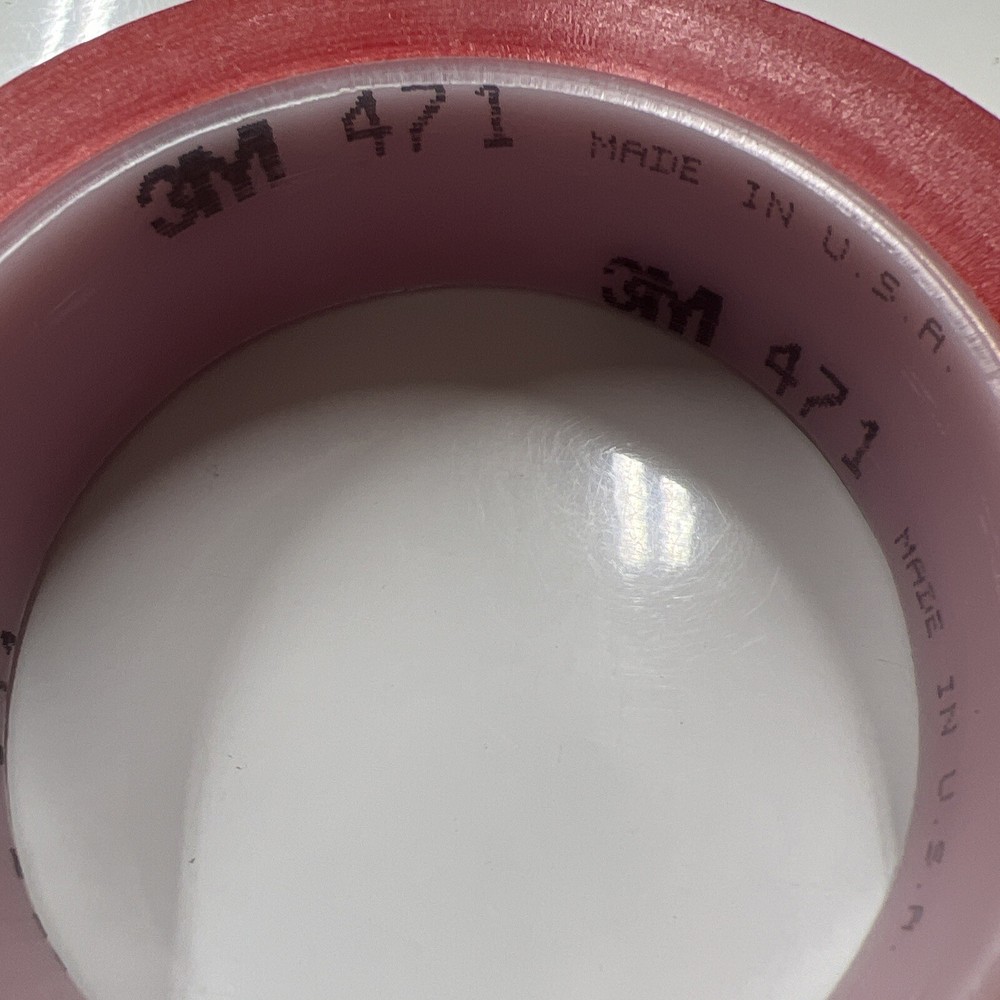 3M Red Vinyl Tape 4 Pack
