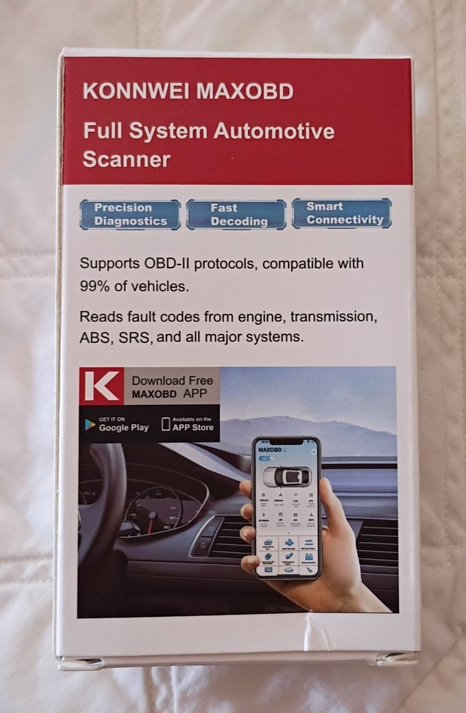 KONNWEI MAXOBD OBD2 Scanner Bluetooth Car Diagnostic Tool Code Reader