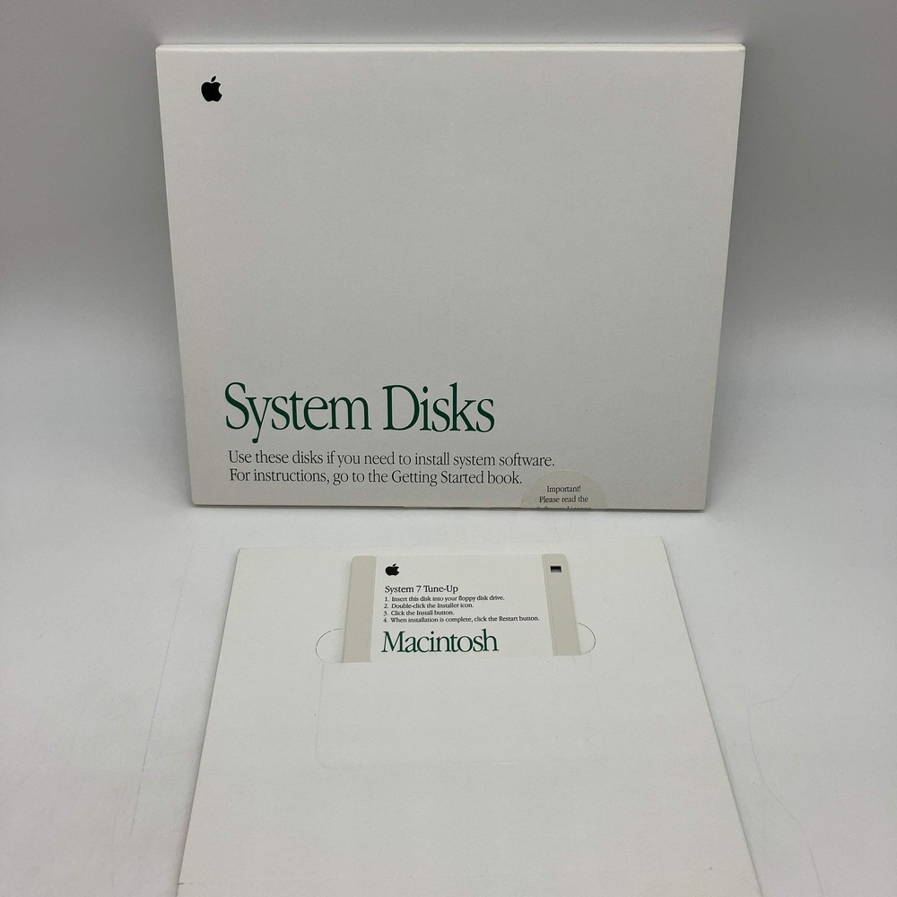 Apple System 7 Disk Set Part 914-0363-B (1991) Apple Computer Unopened