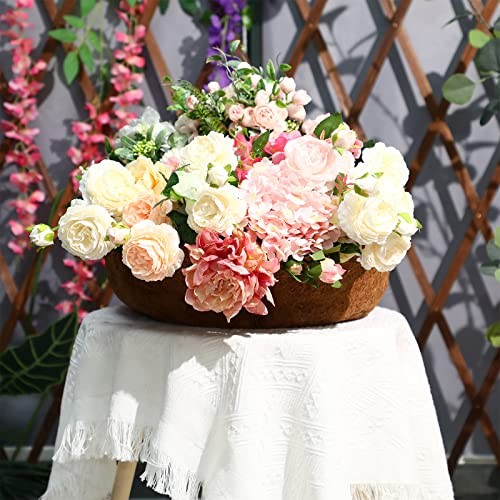 Pcs Coconut Liners for Hanging Baskets Coco Liners for Planters 24 Inch 8
