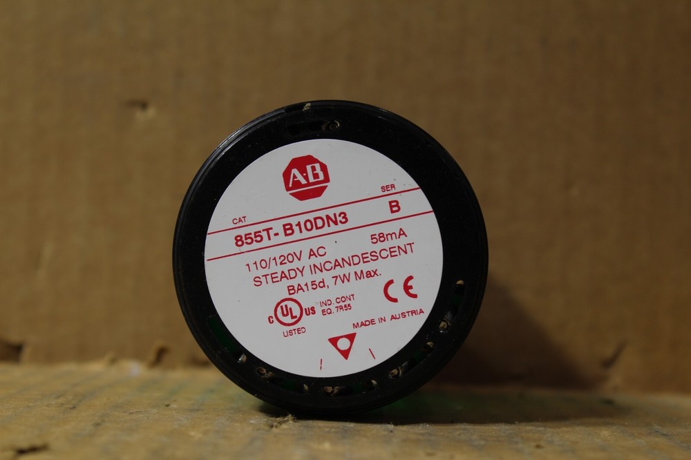 Allen Bradley 855T-B10DN3 Green Stack Light