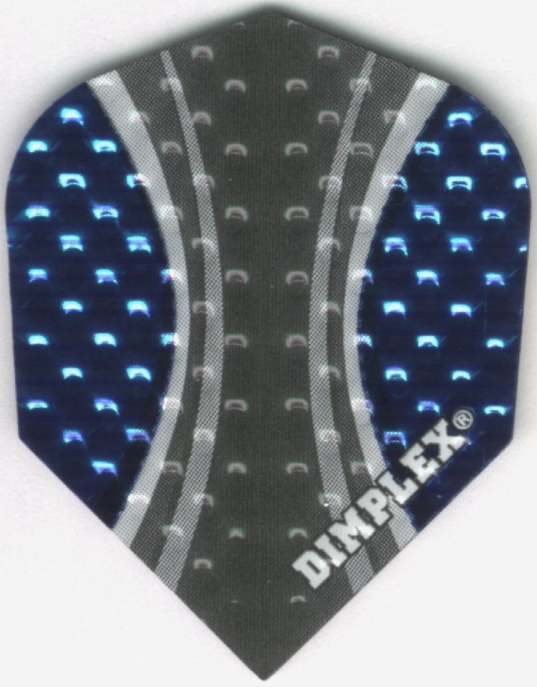 Dimplex Blue and Grey Dart Flights: 3 per set