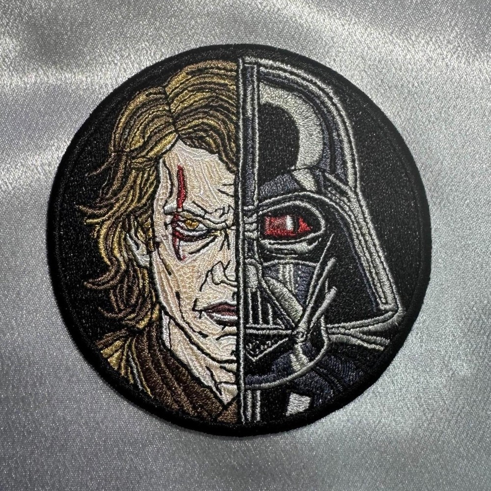 Star Wars Anakin Skywalker Darth Vader Split Embroidery Patch