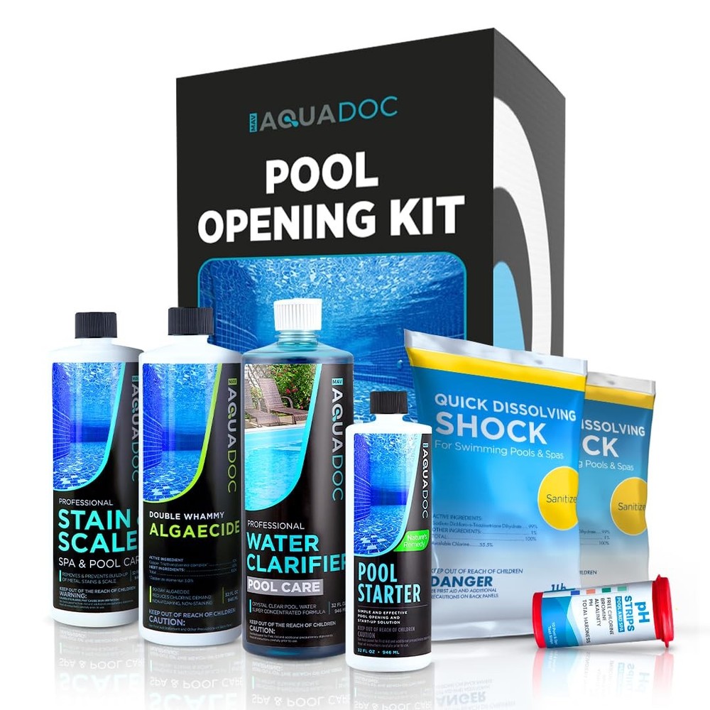 Pool Opening Kit - Starter for Inground & Above Ground White