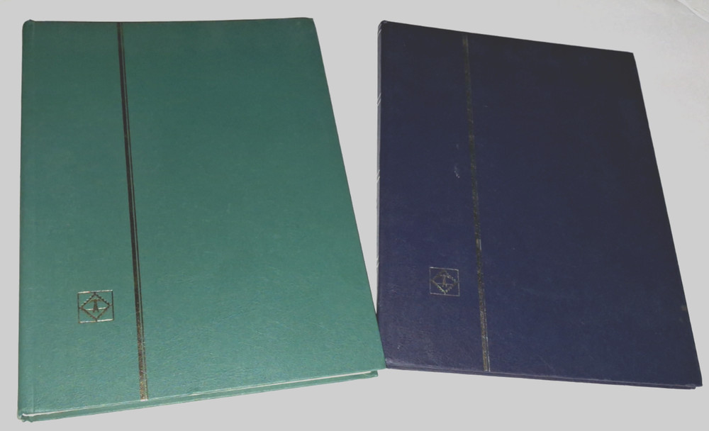 2 LIGHTHOUSE Stamp Collection Stockbook   * Very Good Condition*