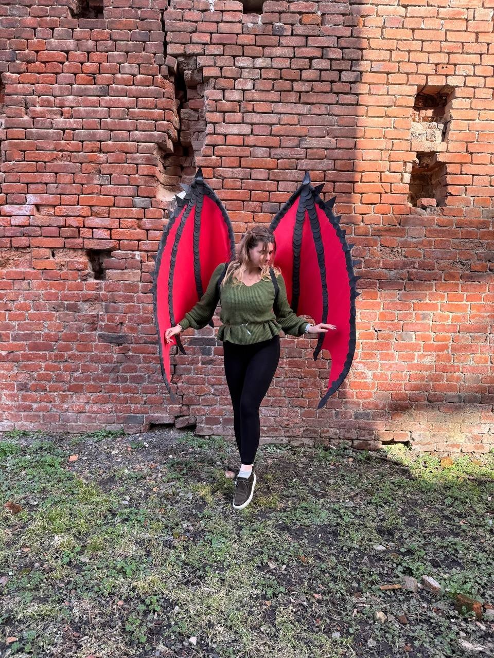 ed Dragon Wings Cosplay Large Demon Bat Wings Gothic Costume Adult Fursuit