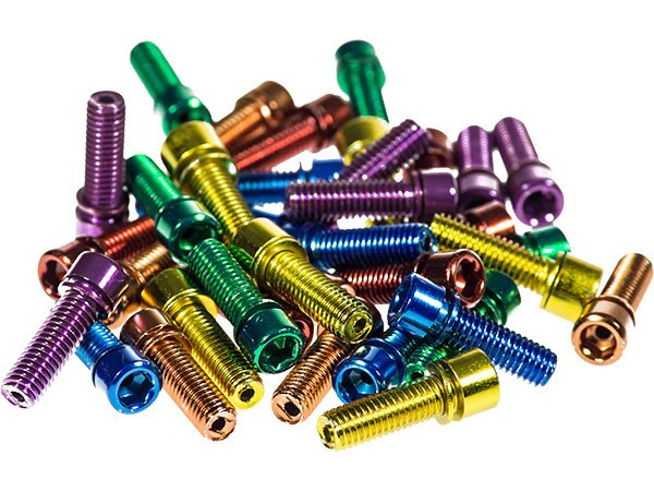 6 x SHADOW CONSPIRACY HOLLOW STEM BOLTS KIT M8 BMX BICYCLE RANT SUBROSA BLACK