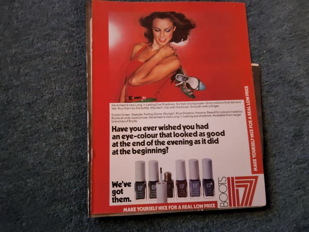 Xm53  Ephemera 1978 Advert Boots 17