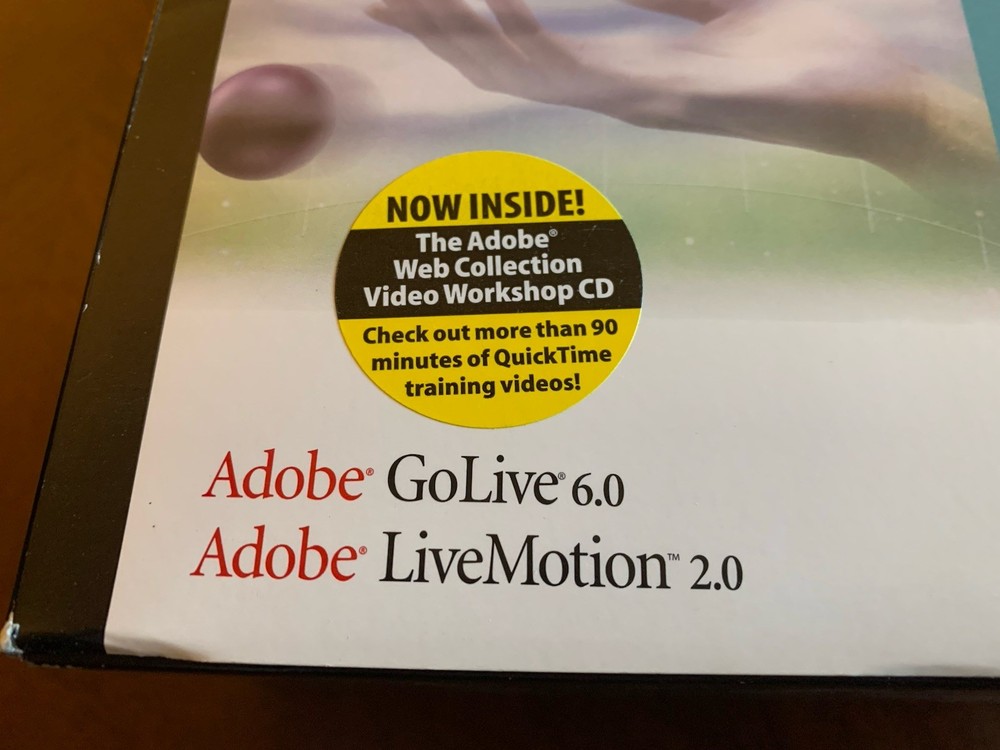 Adobe GoLive 6.0 & Live Motion 2.0 FULL VERSION For MAC NO SUBSCRIPTION!