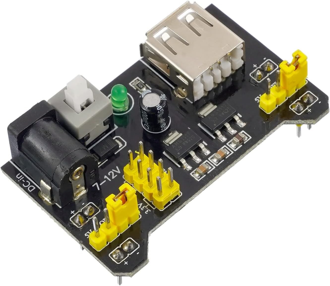 Breadboard Kit with Power Supply Module， Jumper Wires，Battery Clip，830 & 400...