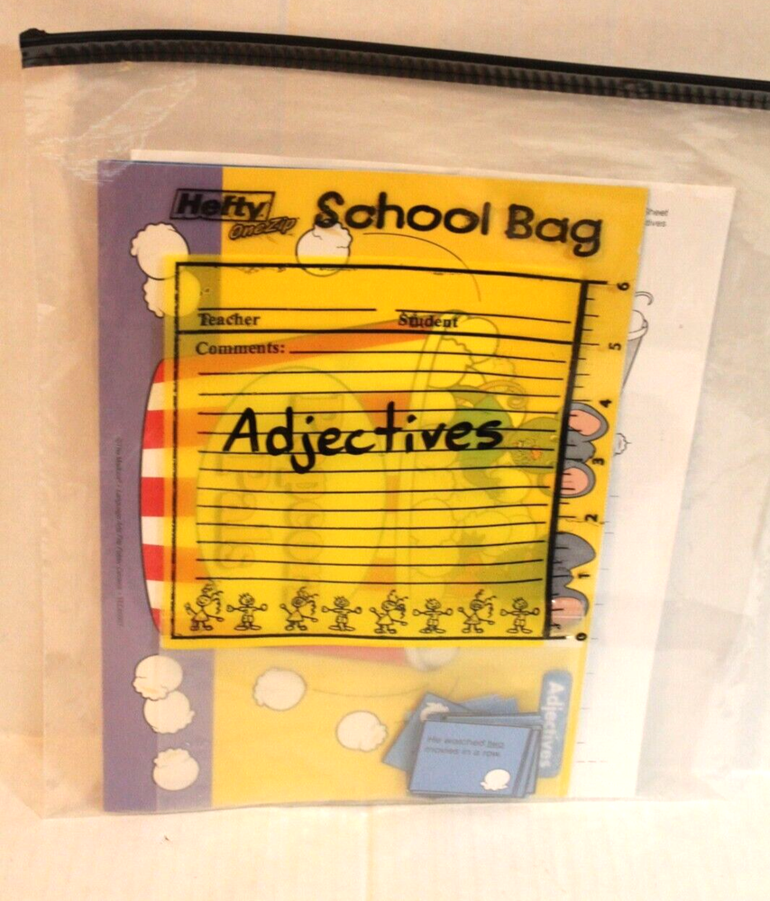 Adjectives Educational Folder Game Mailbox Language Arts Center Activity