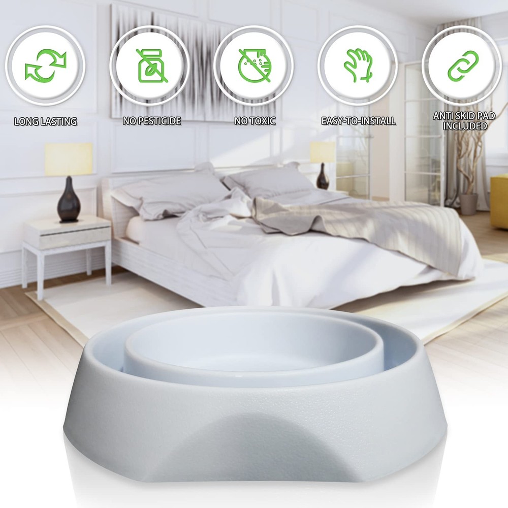 Bed Bug Interceptors with Anti Skid Pads | Bed Bug Trap | Bed Bug Traps and D...