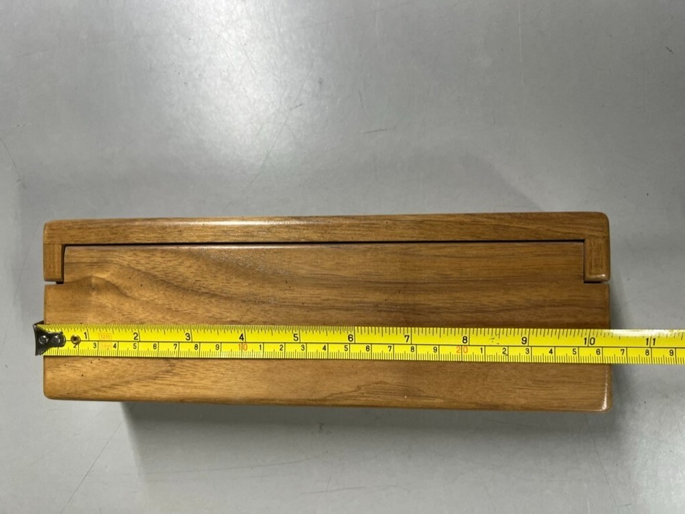 Vintage Solid Walnut Turkey Beard Box - Trophy Storage - *Beards Not Included*