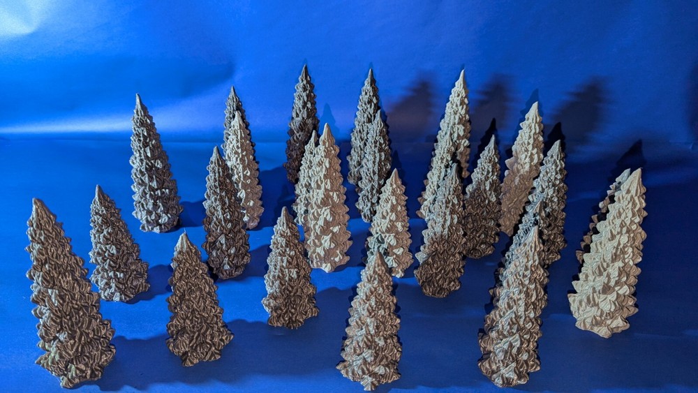 25 Extra Large Tree Scatter Terrain Bundle for War Gaming Scenery