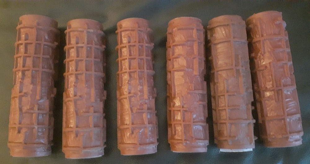 6 LOT- 7" Patterned Paint Roller for Wall Decoration Embossing Texture Patchwork