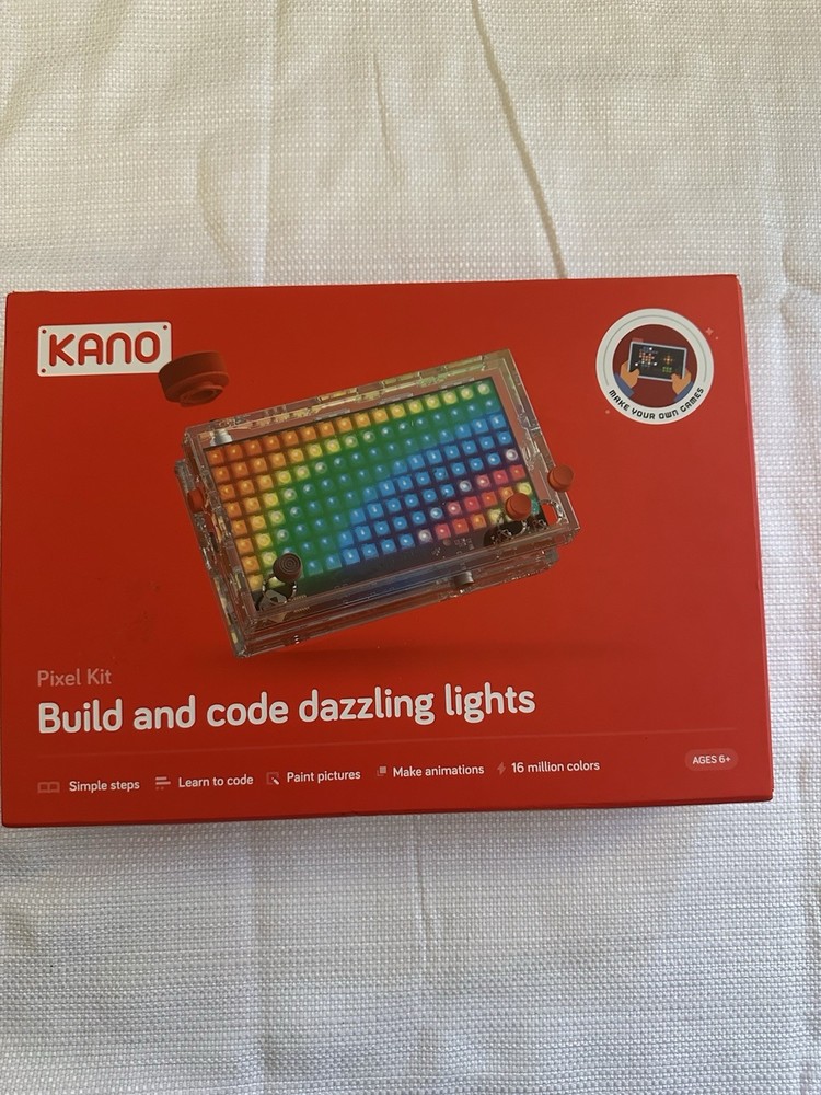 Kano 1003 Pixel Kit Learn Build & Code Dazzling Lights wireless lightboard NIB